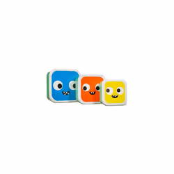 Monster Lunch Boxes - Set of 3