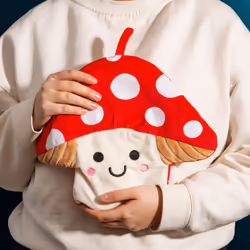 Toadstool Shape Novelty Hot Water Bottle