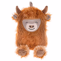 Highland Cow Shaped Novelty Hot Water Bottle
