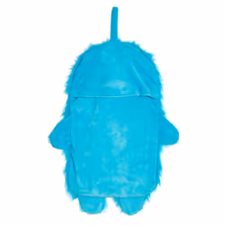 Fluffy Blue Monster Novelty Hot Water Bottle