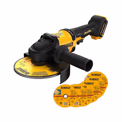 Dewalt DCG440N 54v XR FlexVolt 180mm Angle Grinder 7" Cordless - Bare + 6 Discs