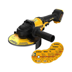 Dewalt DCG440N 54v XR FlexVolt 180mm Angle Grinder 7" Cordless - Bare + 6 Discs