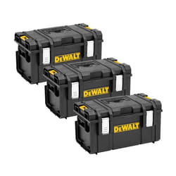 3x Dewalt Toughsystem DS300 Tough System Case Tool Box Storage Box Stackable 35L