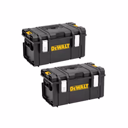 2x Dewalt Toughsystem DS300 Tough System Case Tool Box Storage Box Stackable 35L
