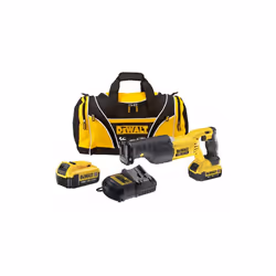 Dewalt DCS380M2 18v XR Reciprocating Sabre Saw + 2 x 4.0ah Battery Charger + Bag