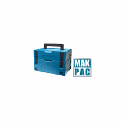 Makita MAKPAC Stack 2 Piece Connector Stackable Tool Case Type 1 and 2 Cases