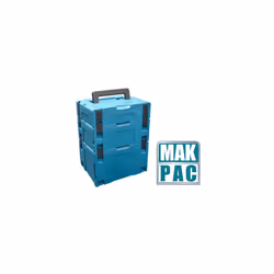 Makita MAKPAC Stack 3 Piece Connector Stackable Tool Case Type 1 2 and 3