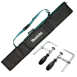 Makita E-05664 Guide Rail Bag Strap System for 1.4 1.5m Rail + 2x194385-5 Clamps