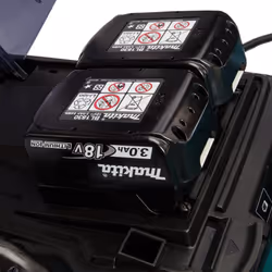 Makita DLM380RFE 18v 36v LXT Cordless Lawn Mower + 2 x 3.0ah Batteries + Charger