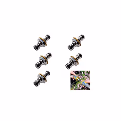 5 x Hozelock 2044 Pro Metal Double Ended Male Garden Hose Pipe End Connector