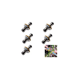 5 x Hozelock 2044 Pro Metal Double Ended Male Garden Hose Pipe End Connector