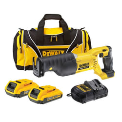 Dewalt DCS380D2 18v XR Reciprocating Sabre Saw Li-ion + 2 x 2.0ah Charger + Bag