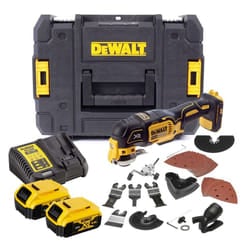 Dewalt DCS355P2 18v XR Brushless Oscillating Multi Tool + 35 Accessory 2x 5.0AH