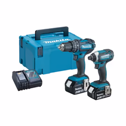 Makita DLX2131MJ LXT 18v Twin Pack DHP482 Combi Drill + Impact Driver DTD152