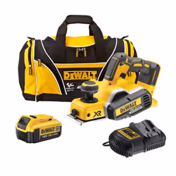 Dewalt DCP580 M1 18v XR Cordless Brushless Planer + 1 x 4.0ah Batt, Charger + Bag