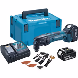 Makita DTM50 18v LXT Cordless Multi Tool - 2 x 3.0ah Battery + Case +Accessories