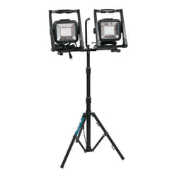 Makita DML805 18v 110v LXT LED Work Light Site Light Twin Pack + Tripod Stand