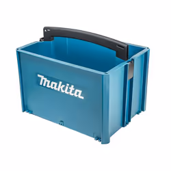 Makita MakPac Case Tool Box Carrier Open Tote - Twin Pack + Wheeled Cart Trolley