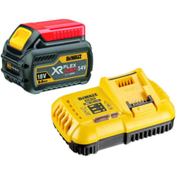 Dewalt DCB546 18v / 54v XR Flexvolt 6.0ah Battery + DCB118 Fast Charger