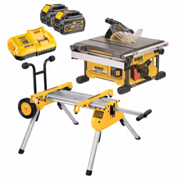 Dewalt DCS7485T2 54v XR FlexVolt Cordless Table Saw 2 x 6.0ah + DE7400 Leg Stand
