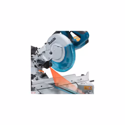 Makita LS0815FL 240v Sliding Compound Laser Mitre Saw 216mm + DEBWST06 Leg Stand