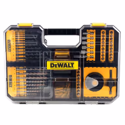Dewalt Drill Case TStak Combo II + IV Tool Storage Boxes + 100pc Accessory Set