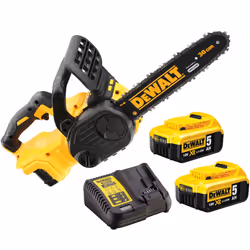 Dewalt DCM565P2 18v XR 30cm Cordless Chainsaw Brushless - 2 x 5.0ah Batteries