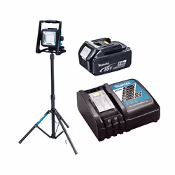 Makita DML805 18v 240v LXT LED Work Light Site Light + Tripod + 5AH Battery