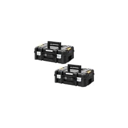 Dewalt DWST1-70703 TStak II Power Tool Storage Box 13.5L T-STAK Case - Twin Pack