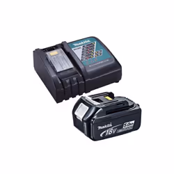 Genuine Makita 18V 5.0Ah LXT Lithium Battery BL1850 + DC18RC Fast Charger