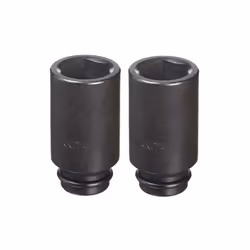 2 x Makita 134828-5 1/2" 14mm Impact Socket 52mm Long