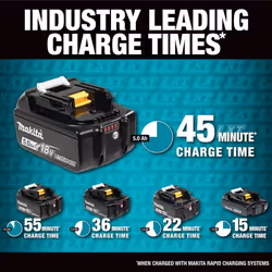 Makita BL1840 18v 4 x 4.0ah Lithium Batteries DC18RC Fast Charger + Makpac Case