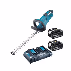 Makita DUH551RT2 Twin LXT 18v / 36v Li Ion Hedge Trimmer 2 x 3.0ah Dual Charger