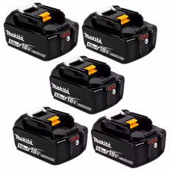 5 X Genuine Makita BL1850 18V 5.0Ah Li-Ion LXT Battery 5AH Star Battery BL1850B