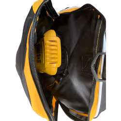 2 x Dewalt Tool Bag 18" 46cm Toolbag Yellow Black Open Top DIY Gym Tools Holdall