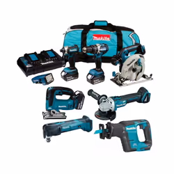 Makita DLX 18v Brushless 8 Piece LXT Multi Tool Kit Cordless Lithium LXT 3x5.0ah