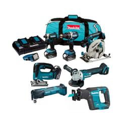 Makita DLX 18v Brushless 8 Piece LXT Multi Tool Kit Cordless Lithium LXT 3x5.0ah