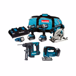 Makita DLX 18v Brushless 6 Piece LXT Multi Tool Kit Cordless Lithium LXT 3x5.0ah