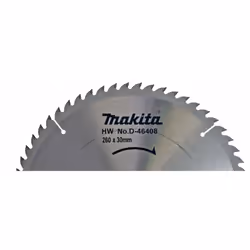 Makita D-46408 Circular Saw Blades 260 30 x 60 Teeth Fine Cut Table Mitre Saw x2