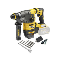 Dewalt DCH333N 54v XR FlexVolt Brushless SDS+ Hammer Drill + Chuck + SDS Bits