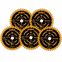 5x Dewalt DT10301 Circular Saw Blade 165 x 20mm x40 Tooth Extreme Framing DWE550