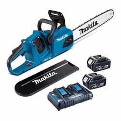 Makita DUC405 Twin 18v 36v LXT Li-Ion Cordless Brushless Chainsaw 40cm 2x5ah