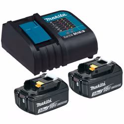 2 x Makita BL1830 Li-Ion 3.0ah Battery + DC18SD 9.6-18v 30 Minute Fast Charger