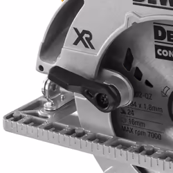 Dewalt DCS572P1 18v XR Brushless 184mm Circular Saw Guide Rail Base - 1 x5.0ah