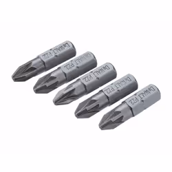 2X Dewalt 25 Piece PZ2 Standard Tic Tac Pozi Screwdriver Bit Set Flex Tough Case