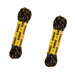 Dewalt Boot Shoe Laces 150mm Polyester Cotton 2 Pairs