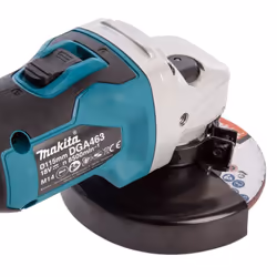 Makita DGA463Z 18v Cordless Brushless 115mm Angle Grinder Bare Tool + Flange Nut