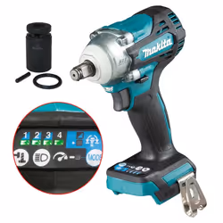 Makita DTW300Z 18v LXT Brushless Impact Wrench 1/2" Drive 4 Speed + 21mm Socket