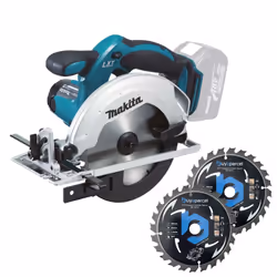 Makita DSS611Z 18V LXT Lithium Ion 165mm Circular Saw Bare - 2 BAP Extra Blades