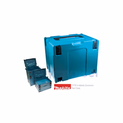 3x Makita MAKPAC Stacking Connector Tool Case Systainer TYPE 4 396 X 296 X 315